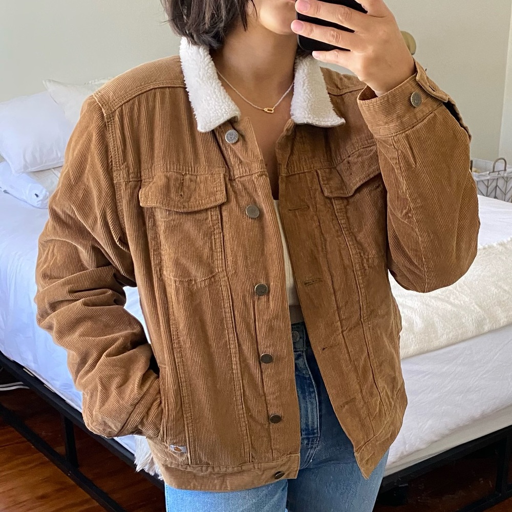 Vintage Carhartt corduroy sherpa jacket